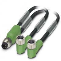 Phoenix contact 1458729 SAC-3P-M8Y/2X1,5-PUR/M 8FR Кабель для датчика / исполнительного элемента