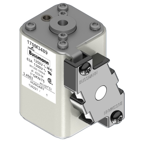 170M3489 Быстрый предохранитель 63A 1250V 1*GKN/75 AR CU