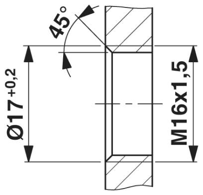 Phoenix contact 1405243 SACC-E-M12MS-17CON-M16/0,5 VA Встраиваемые разъемы
