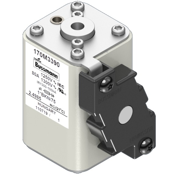 170M3390 Быстрый предохранитель 80A 1250V 1*BKN/75 AR CU