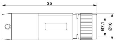 Phoenix contact 1412953 SAC-8P-M8MS/3,0-542/M8FSSH BK Кабель для датчика / исполнительного элемента
