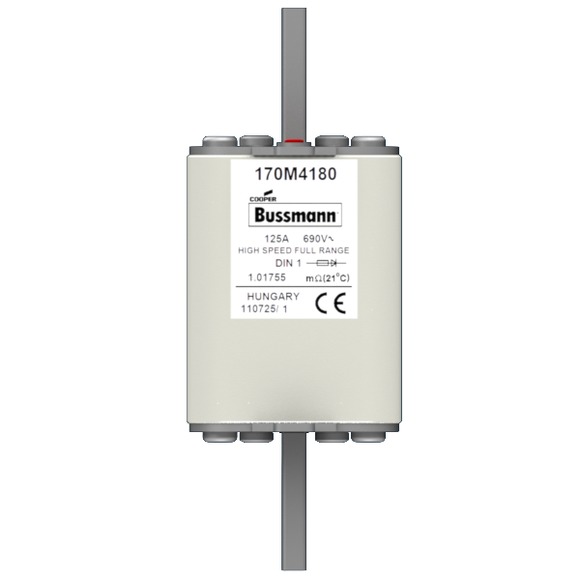 170M4180 Быстрый предохранитель 125A 690V DIN 1 GR