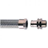 ABB 7TCA296040R0163 Фитинг Adaptasteel, SPB, прямой, никелированная латунь, серебристый, резьба M50, Ø50, SPB50/M50/B, 1 шт.