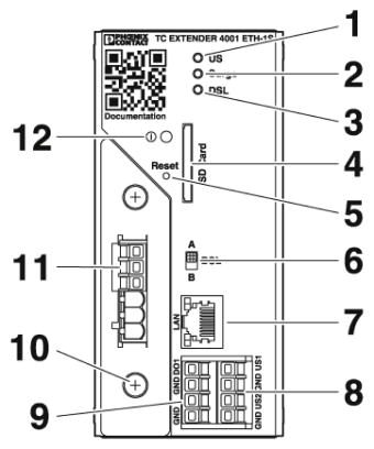 Phoenix contact 2702253 TC EXTENDER 4001 ETH-1S Модем