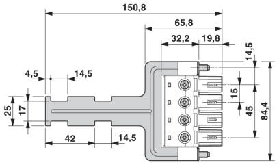 Phoenix contact 1762848 PC 35 HC/ 4-STF-SH-15,00 Разъем печатной платы