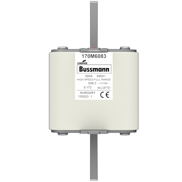 170M6083 Быстрый предохранитель 500A 690V DIN 3 GR