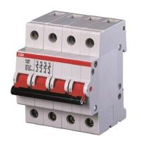 ABB 2CDE284001R0080 Рубильник 4пол. E204r 80A рычаг крас.