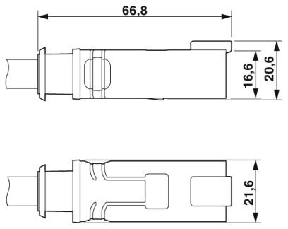 Phoenix contact 1415025 SAC-4P-DTMS/ 3,0-PUR/DTFS Кабель для датчика / исполнительного элемента