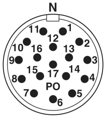Phoenix contact 1611258 RC-17P1N8AT0EP Кабельный соединитель