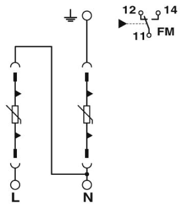 Phoenix contact 2910378 VAL-US-277/80/1+1V-FM Устройство защиты от перенапряжений, тип 2