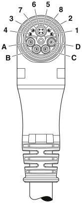 Phoenix contact 1622232 K-8E-OE/10,0-H00/M23FK-C5-S Кабельный штекер, пластиковая заливка