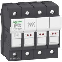 Schneider Electric DF83NV РАЗЪЕДИНИТЕЛЬ-ПРЕДОХРАНИТЕЛЬ 25A.С УКАЗАТЕЛЕМ СРАБАТЫВАНИЯ 3Р+N.8,5Х31,5