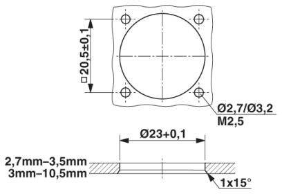 Phoenix contact 1602734 RC-19P1NX241JS Аппаратн. соединитель, задняя стенка