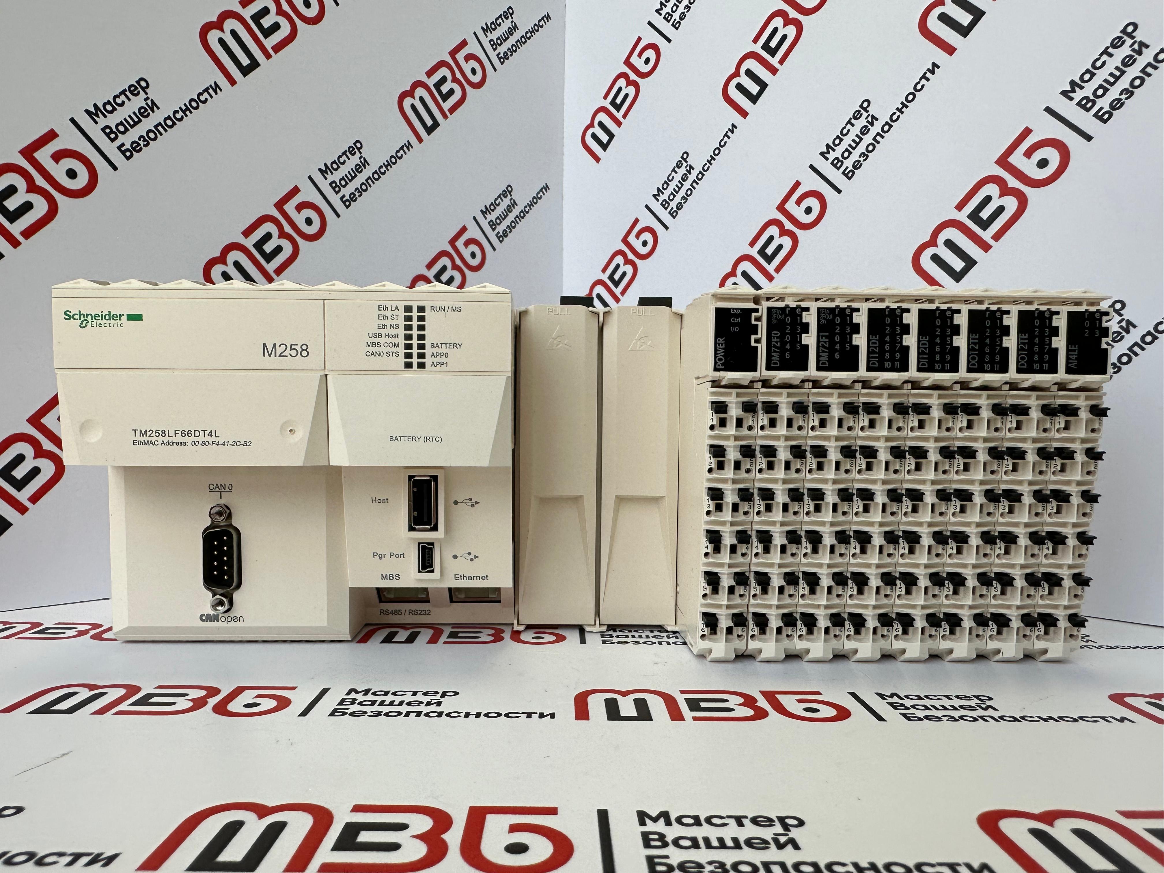 Schneider Electric TM258LF66DT4L КОНТРОЛЛЕР M258 ETH/CAN/ПОСЛ. ИНТЕР/2PCI/66/4ВХ/ВЫX