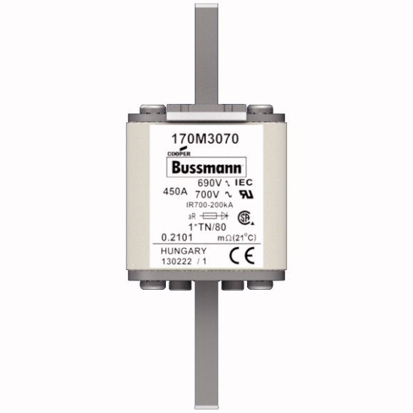 170M3070 Быстрый предохранитель 450A 690V 1*TN/80 AR UC