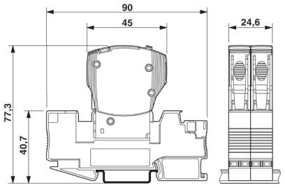 Phoenix contact 2800875 CB TM2 8A SFB P Термомагнитный защитный выключатель