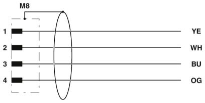 Phoenix contact 1407347 NBC-M 8MS/10,0-93B Сетевой кабель