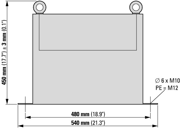 271606 Синус-фильтр, 3p, 400 В АС, 440A (DX-SIN3-440)