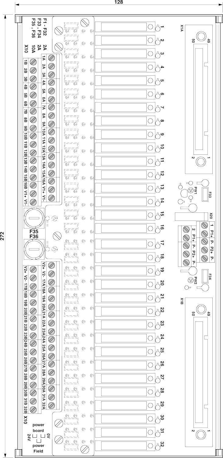 Phoenix contact 2908400 UM-2KS50/32R/SI/J/ADV551/YCS Активный модуль