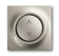 Клавиша для механизма электронного выключателя Busch-Jalousiecontrol 6411 U-101, 6411 U/S-101, 6418 U, реле 6402 U, серия impuls, цвет шампань-металлик