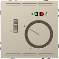Schneider Electric MTN5764-6033 D-Life ТЕРМОРЕГУЛЯТОР ТЕПЛ. ПОЛА с центр. пл. с выкл. +4м 230В, САХАРА, SD
