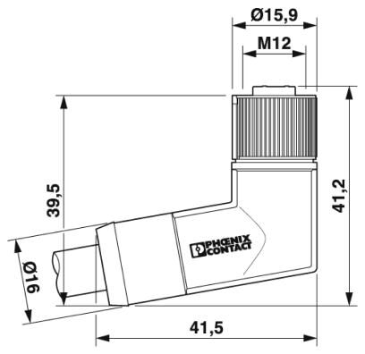 Phoenix contact 1414820 SAC-5P-10,0-280/M12FRL FE SH Силовой кабель