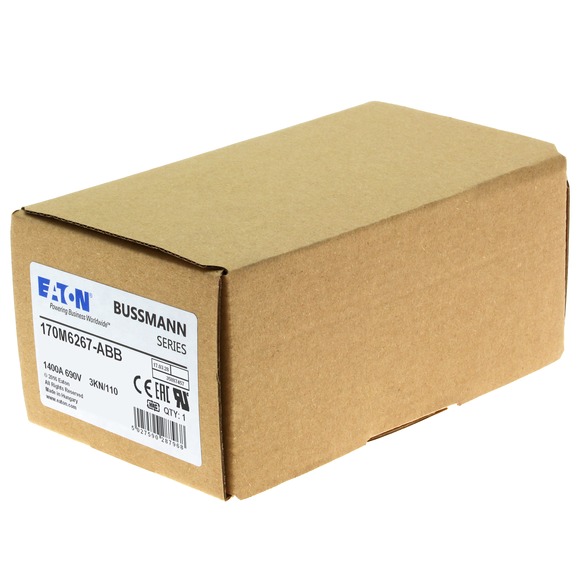170M6267 Быстрый предохранитель 1400A 690V 3KN/110 AR UC
