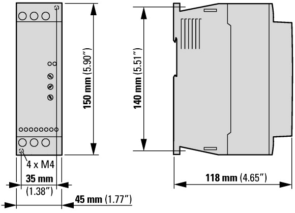 134930 Устройство плавного пуска 16А, напряжение управления 220В (AC,DC) (DS7-342SX016N0-N)