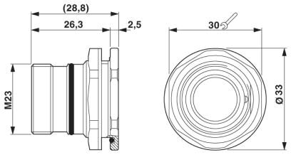 Phoenix contact 1592833 RC-0000000H000 Аппаратн. соединитель, задняя стенка