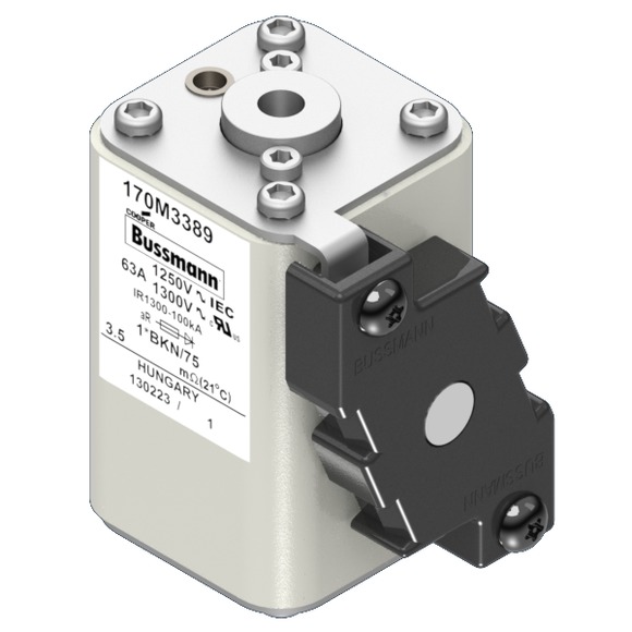 170M3389 Быстрый предохранитель 63A 1250V 1*BKN/75 AR CU