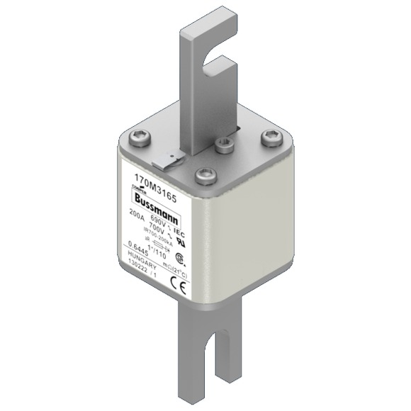 170M3165 Быстрый предохранитель 200A 690V 1*/110 AR UC