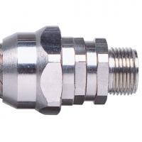 ABB 7TCA296100R0050 Фитинг PBF, прямой, никелированная латунь, серый, резьба 050, Ø21, PBF21/050/B, 10 шт.