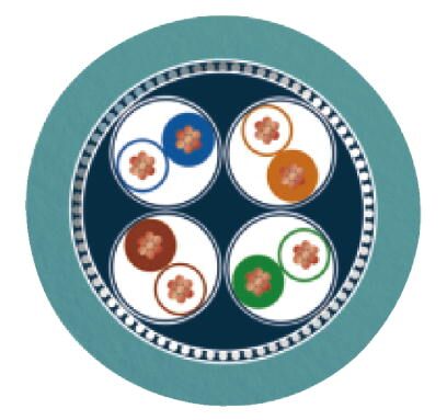 Phoenix contact 1408365 NBC-R4AC/10G-R4AC/10G-94F/3,0 Патч-кабель