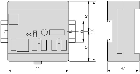 290446 Компактный контроллер с возможностью расширения , 24VDC , RS232, RS485 (RS232) , 2xCAN (XC-CPU121-2C256K)
