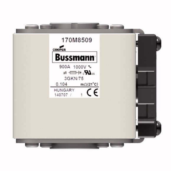 170M8509 Быстрый предохранитель 900A 1000V 3GKN/75 AR UR