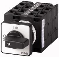 4373 Реверсивные многоскоростные выключатели, контакты: 12, 32 A, One tapped winding, 2 скорости вращения, Передняя панель: 2-1-0-1-2, 66 °, с фиксацией, Монтаж (T3-6-66/E)