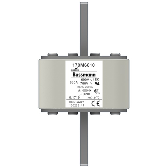 170M6610 Быстрый предохранитель 630A 690V 3FU/90 AR UC