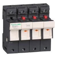 Schneider Electric DF143NVC РАЗЪЕДИНИТЕЛЬ-ПРЕДОХРАНИТЕЛЬ 50A.С УКАЗАТЕЛЕМ СРАБАТЫВАНИЯ 3Р+N.14Х51