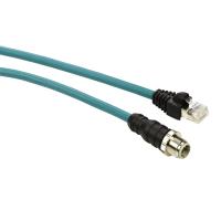 Schneider Electric TCSECL1M3M3S2 Соединит.кабель ETHERNET 3 м, RJ45, M12, IP67