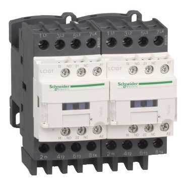 КОНТАКТОР РЕВЕРС. 4P (4НО), АС1 40 А, НО+НЗ, 110V 50/60 ГЦ, МЕХ. БЛОКИР