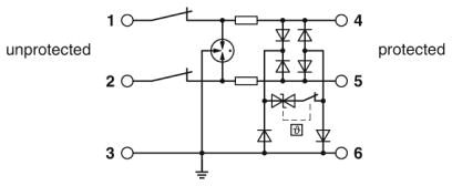 Phoenix contact 2906744 TTC-6P-3-HF-M-12DC-UT-I Устройство защиты от перенапряжений