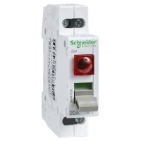 Schneider Electric A9S61120 ВЫКЛЮЧАТЕЛЬ НАГРУЗКИ С ИНДИКАТОРОМ iSW 1П 20A КРАС