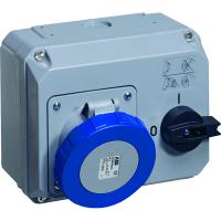 ABB 2CMA167905R1000 Розетка с выключателем и механической блокировкой 463MHS6W, 63A, 3P+N+E, IP67, 6ч
