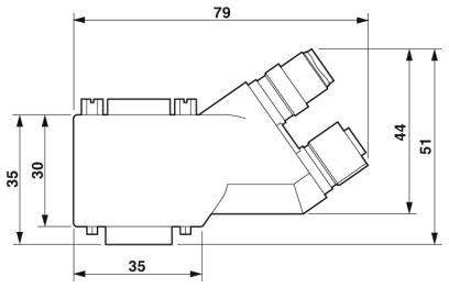 Phoenix contact 2902319 SUBCON-PLUS-PROFIB/35/PG/M12 Шинный штекер D-SUB