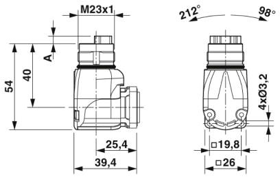 Phoenix contact 1621564 SH-8ESS48AAD00S Аппаратн. соединитель, передняя стенка
