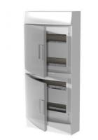 ABB Бокс наст Mistral41 48М прозр.дверь с кл (арт.1SPE007717F9995)