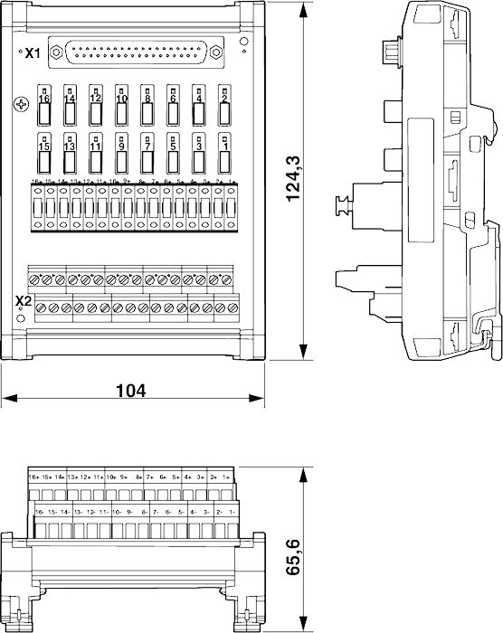 Phoenix contact 2906192 UM-D37M/DS/FU/DI120V/C3/L C Интерфейсный модуль