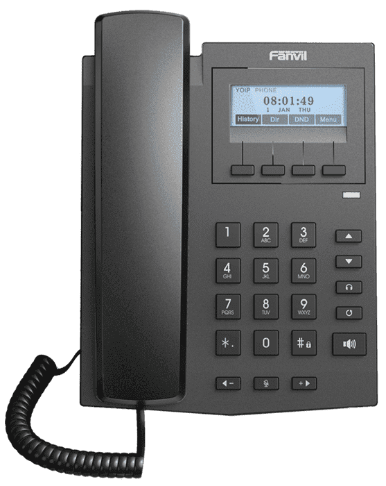 Fanvil X1P - стационарный IP-телефон с PoE