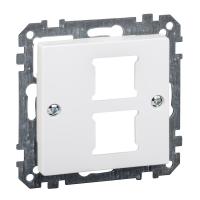 Schneider Electric MTN291625 MERTEN ЦЕНТР.ПЛАТА д/розетки RJ11/RJ45, 2 поста, АКТИВНЫЙ БЕЛЫЙ, QF SM