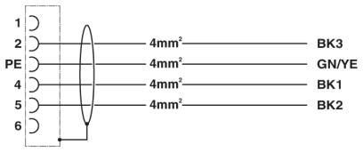 Phoenix contact 1624772 K-3E - OE/010-A00/M23 F8 Кабельный штекер, пластиковая заливка